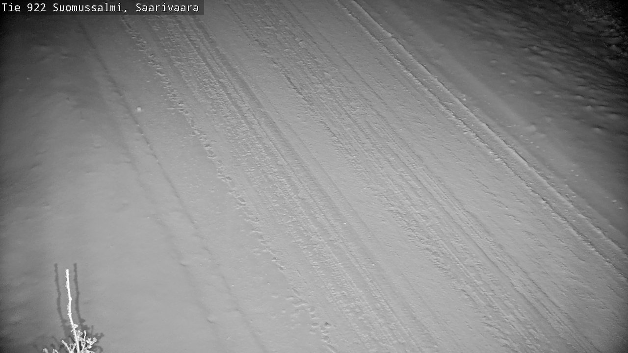 Weather Camera Image Väg 843 Suomussalmi, Saarivaara, Suomussalmi, Kainuu