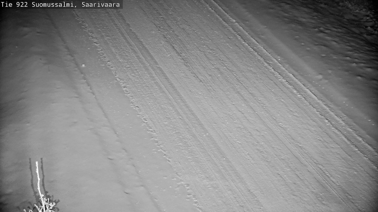 Weather Camera Image Väg 843 Suomussalmi, Saarivaara, Suomussalmi, Kainuu