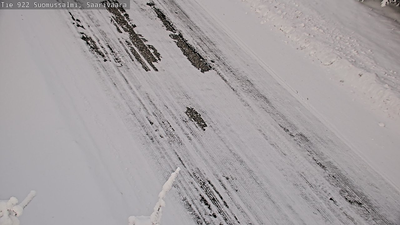 Weather Camera Image Road 950 843 Suomussalmi, Saarivaara, Suomussalmi, Kainuu