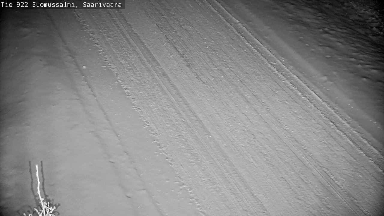 Weather Camera Image Väg 843 Suomussalmi, Saarivaara, Suomussalmi, Kainuu