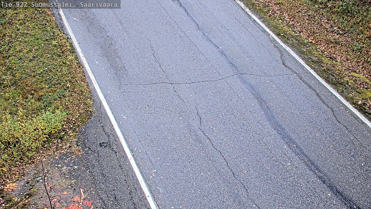 Weather Camera Image Väg 843 Suomussalmi, Saarivaara, Suomussalmi, Kainuu