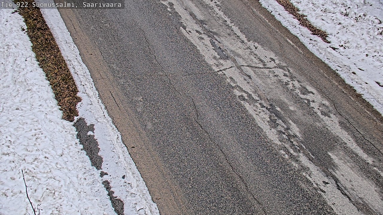 Weather Camera Image Väg 843 Suomussalmi, Saarivaara, Suomussalmi, Kainuu