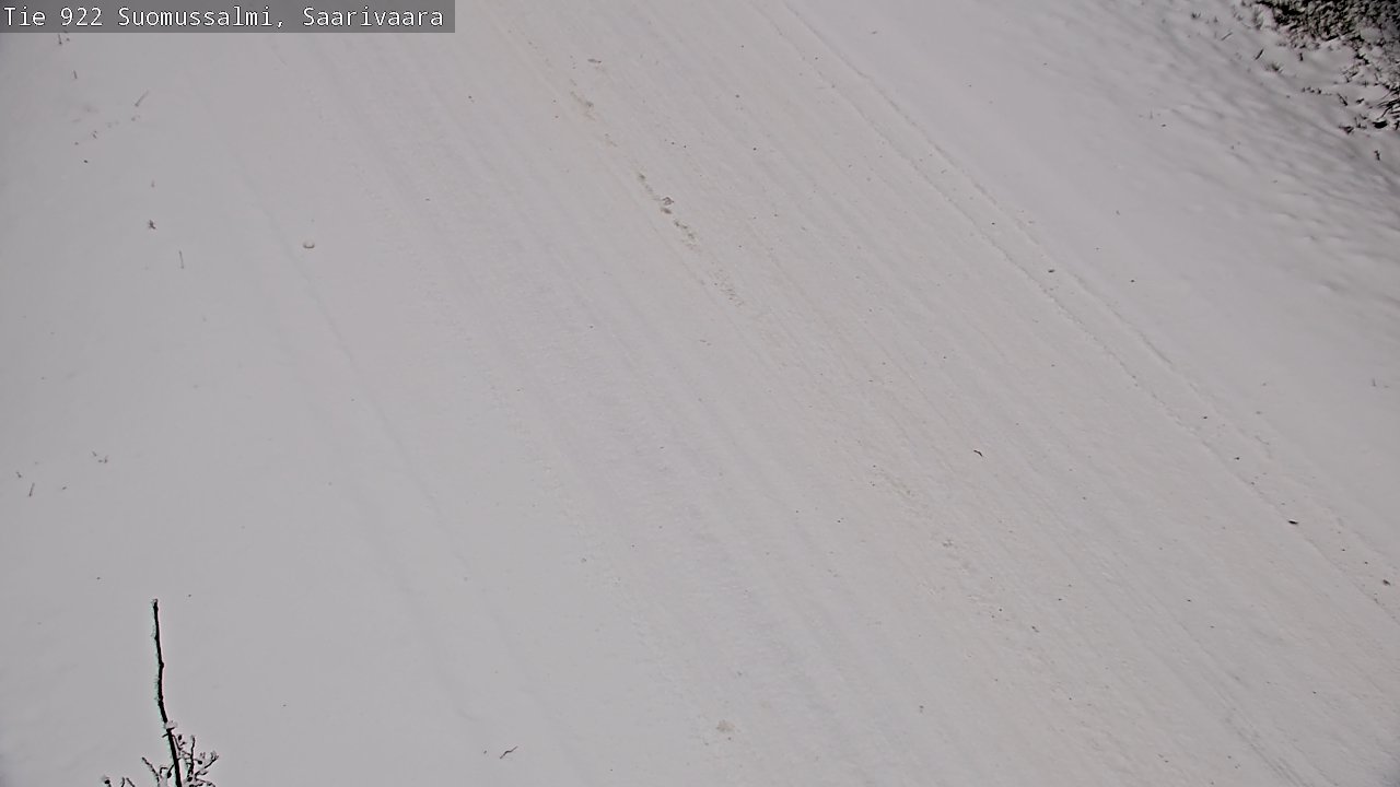 Weather Camera Image Väg 843 Suomussalmi, Saarivaara, Suomussalmi, Kainuu