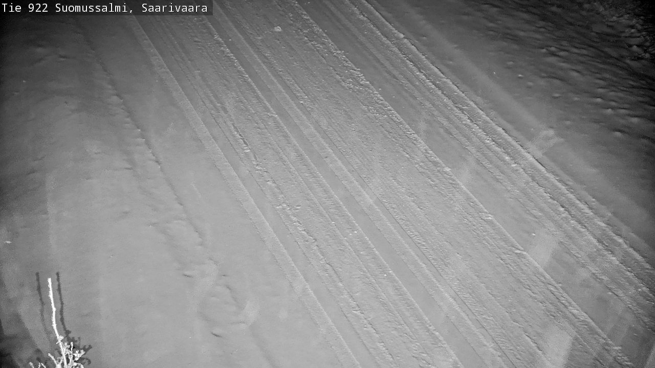 Weather Camera Image Väg 843 Suomussalmi, Saarivaara, Suomussalmi, Kainuu