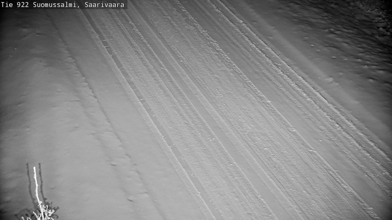 Weather Camera Image Väg 843 Suomussalmi, Saarivaara, Suomussalmi, Kainuu