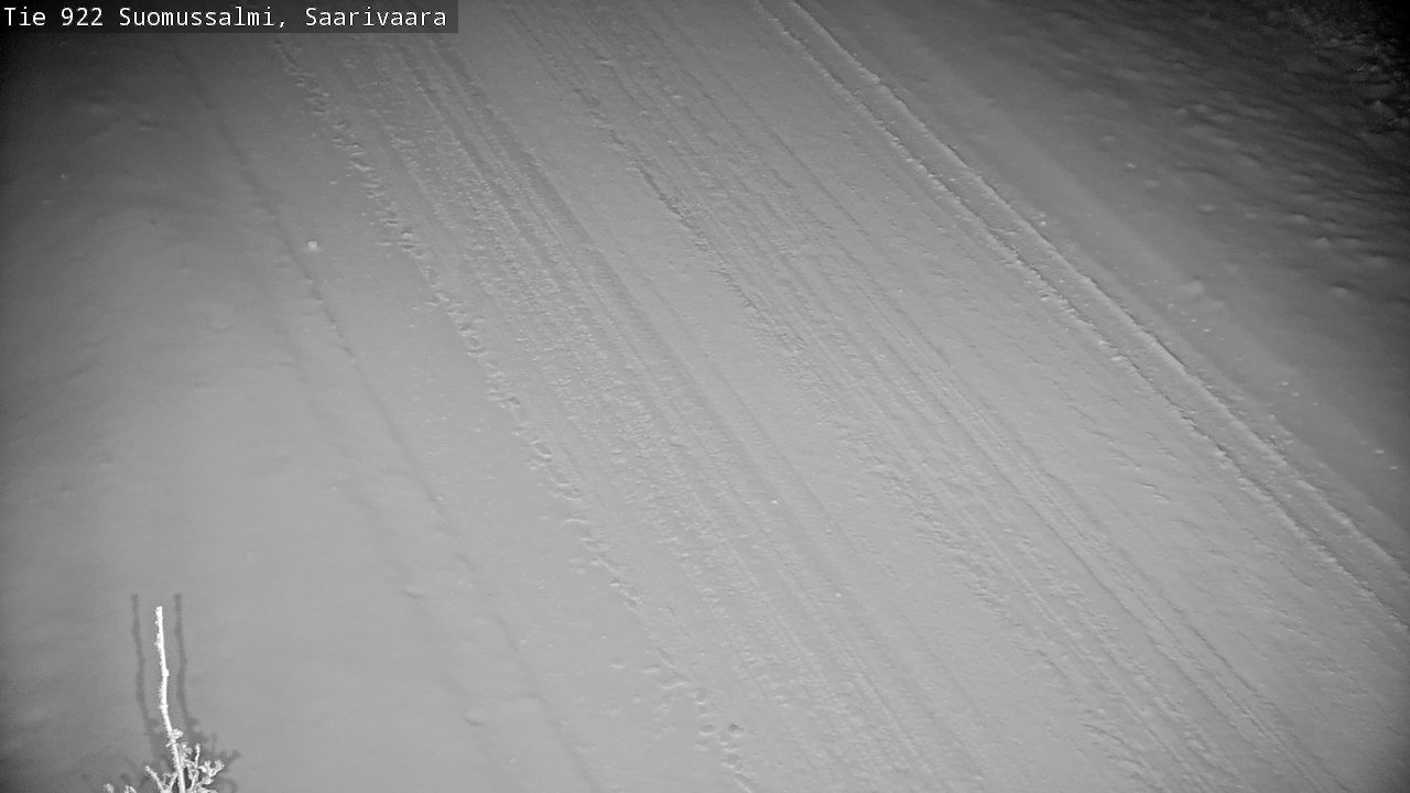 Weather Camera Image Väg 843 Suomussalmi, Saarivaara, Suomussalmi, Kainuu