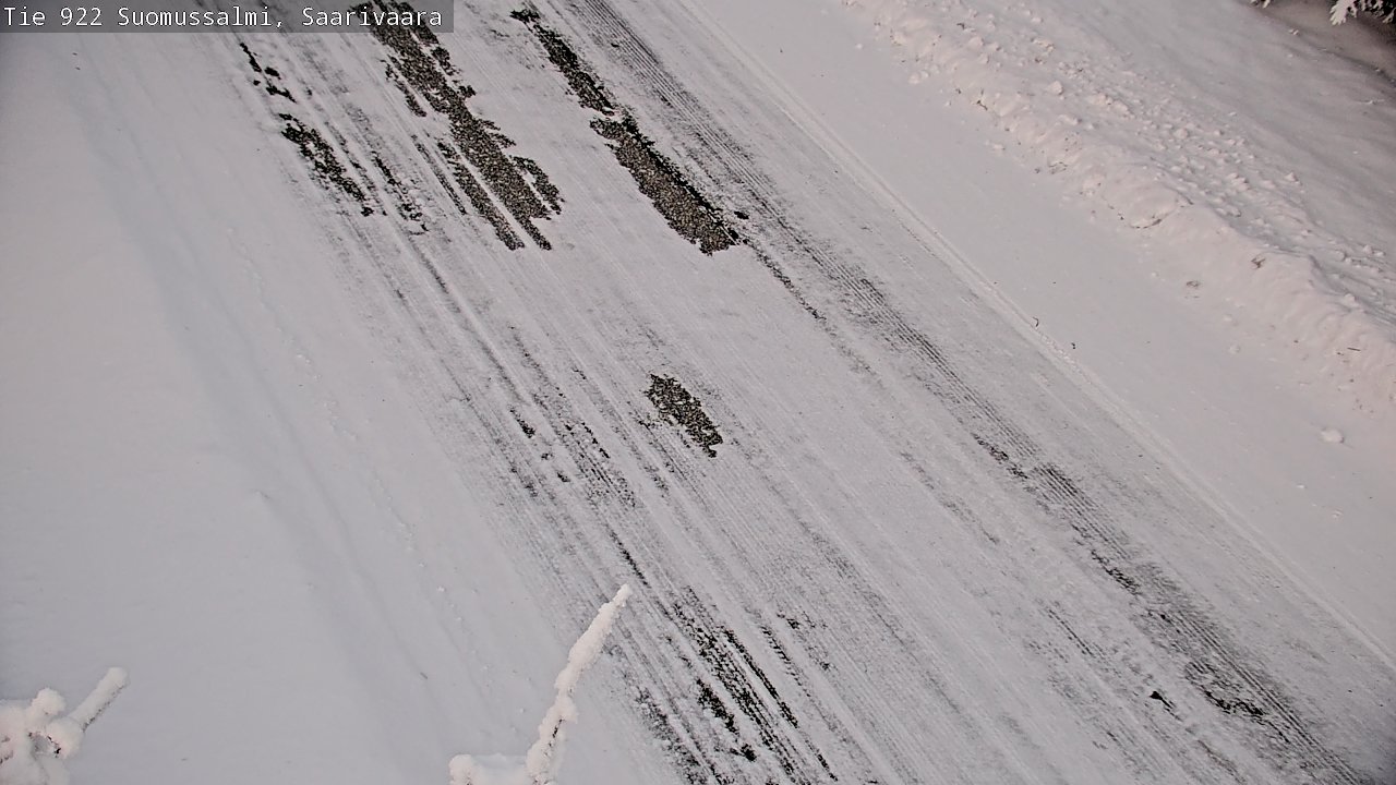 Weather Camera Image Road 950 843 Suomussalmi, Saarivaara, Suomussalmi, Kainuu