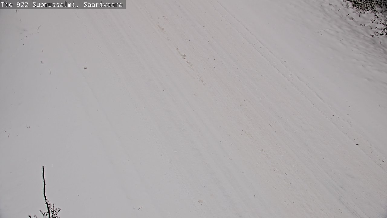 Weather Camera Image Väg 843 Suomussalmi, Saarivaara, Suomussalmi, Kainuu