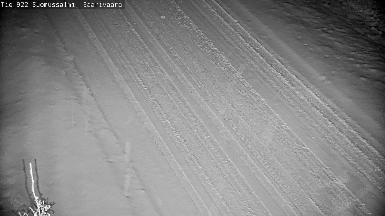Weather Camera Image Väg 843 Suomussalmi, Saarivaara, Suomussalmi, Kainuu