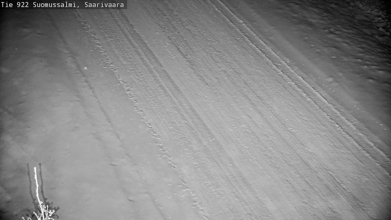Weather Camera Image Väg 843 Suomussalmi, Saarivaara, Suomussalmi, Kainuu