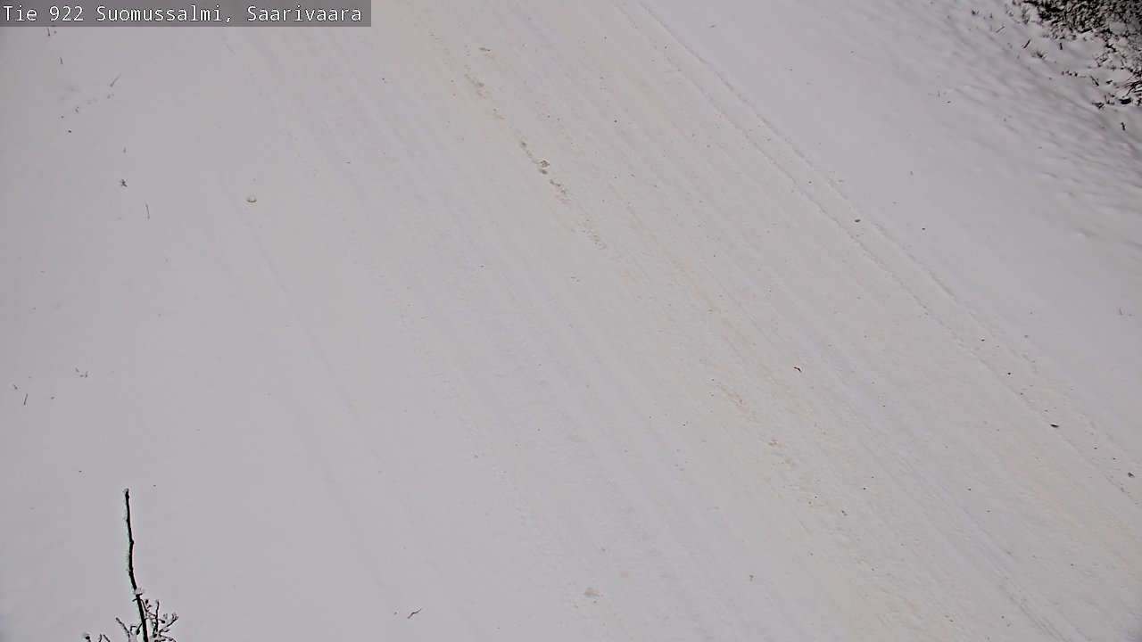 Weather Camera Image Väg 843 Suomussalmi, Saarivaara, Suomussalmi, Kainuu