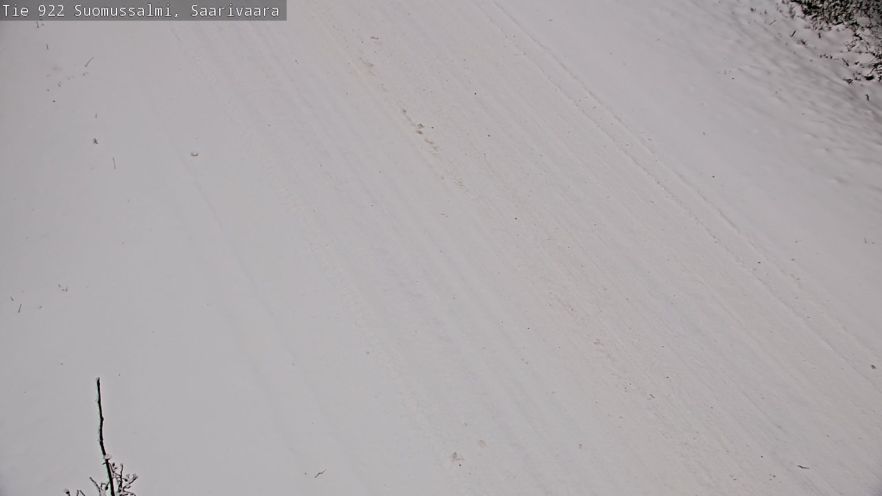 Weather Camera Image Väg 843 Suomussalmi, Saarivaara, Suomussalmi, Kainuu