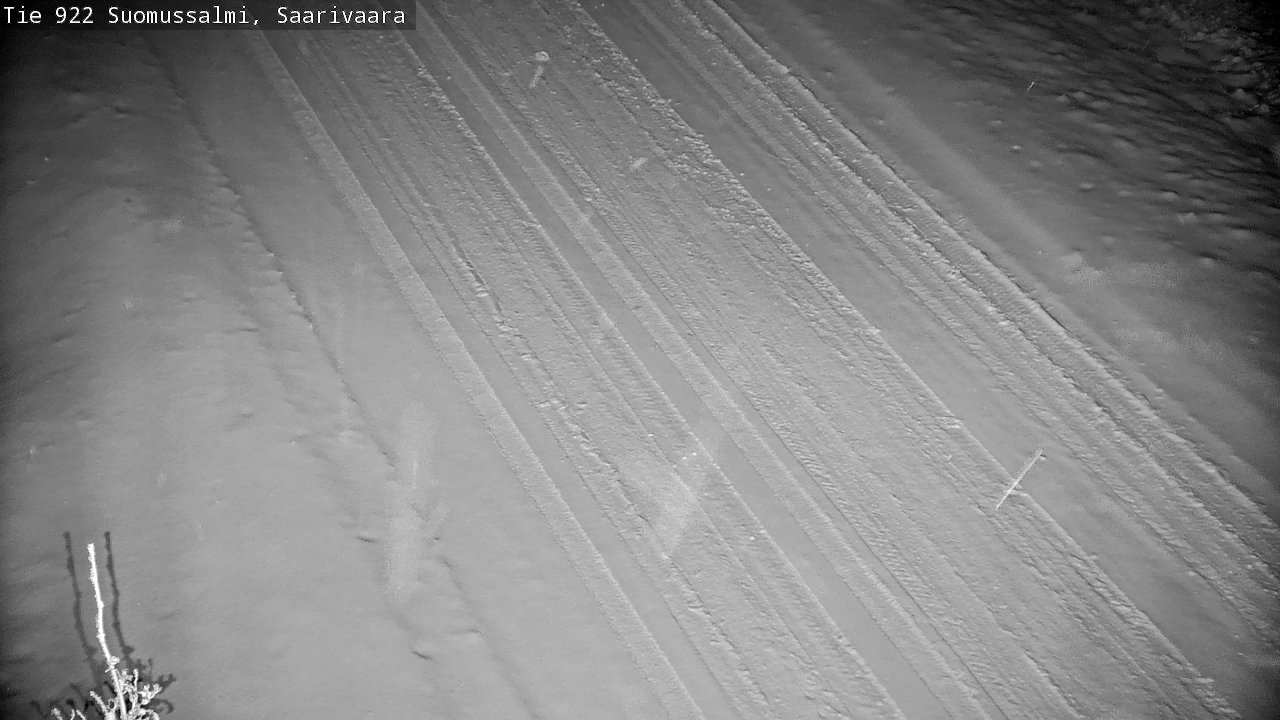 Weather Camera Image Väg 843 Suomussalmi, Saarivaara, Suomussalmi, Kainuu