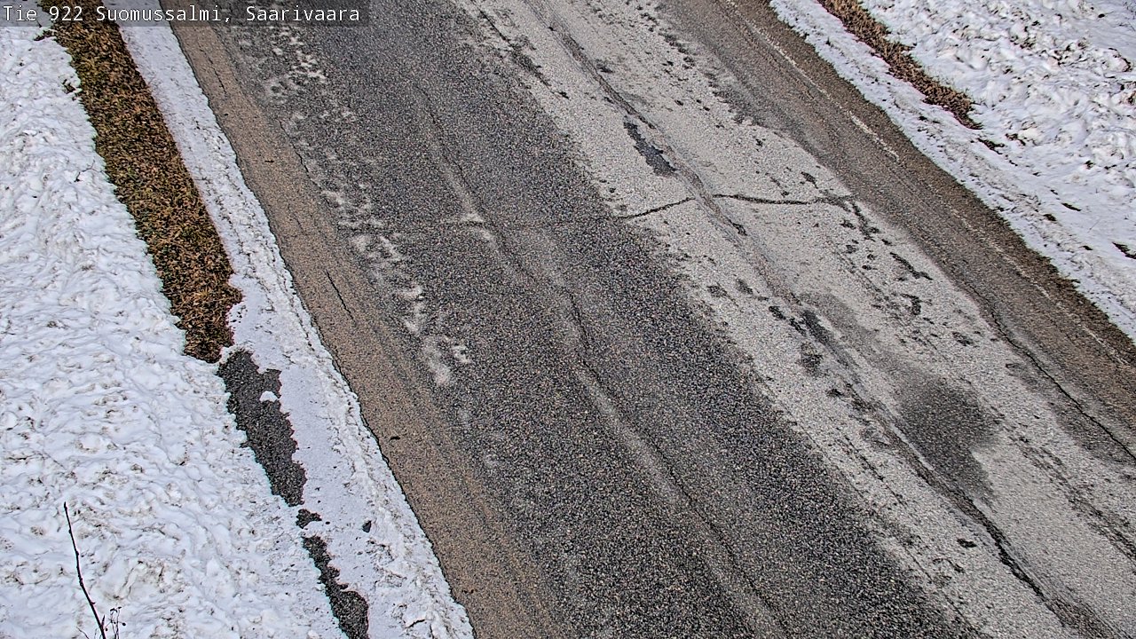 Weather Camera Image Väg 843 Suomussalmi, Saarivaara, Suomussalmi, Kainuu