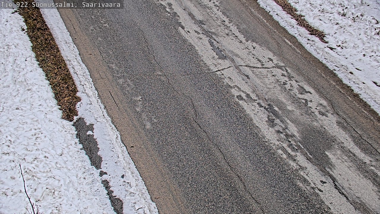 Weather Camera Image Väg 843 Suomussalmi, Saarivaara, Suomussalmi, Kainuu