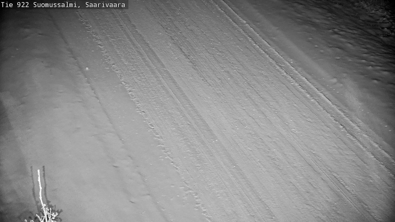 Weather Camera Image Väg 843 Suomussalmi, Saarivaara, Suomussalmi, Kainuu