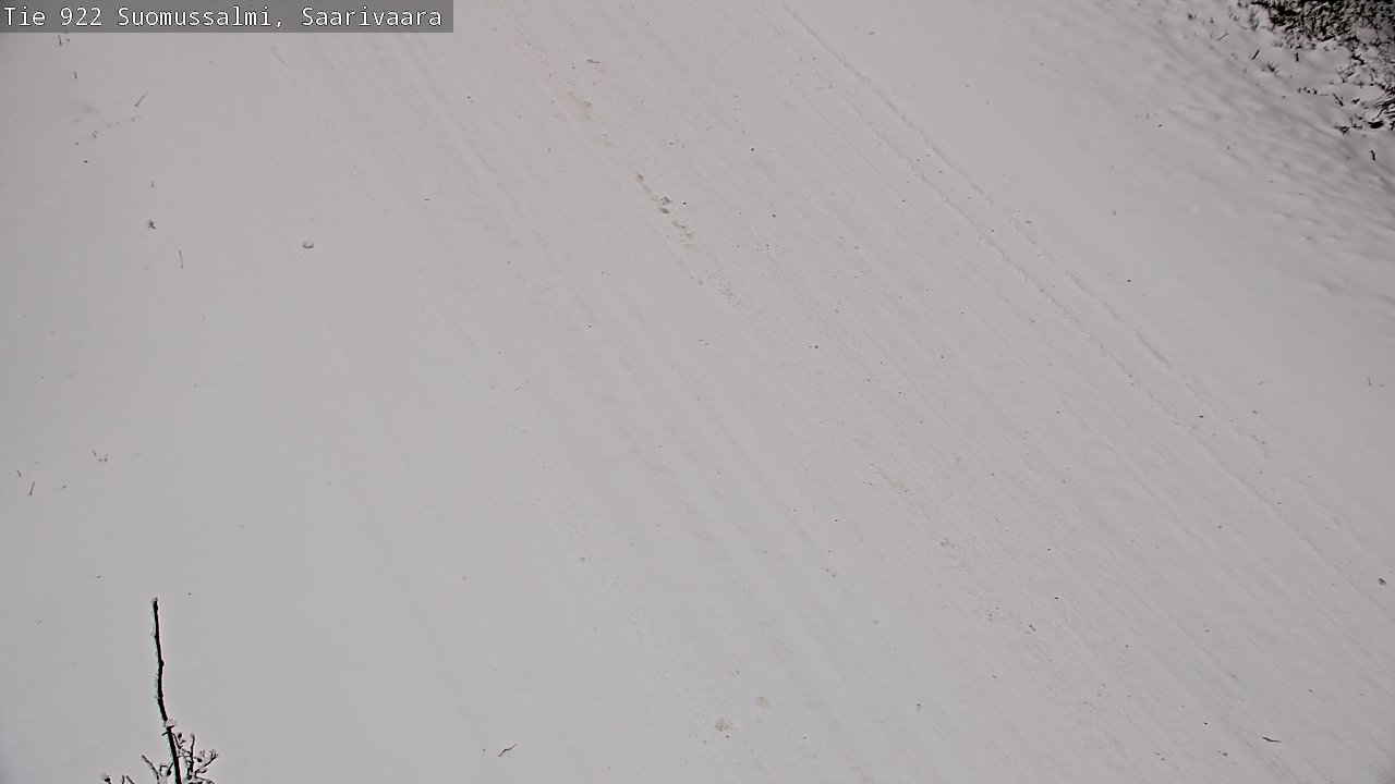Weather Camera Image Väg 843 Suomussalmi, Saarivaara, Suomussalmi, Kainuu