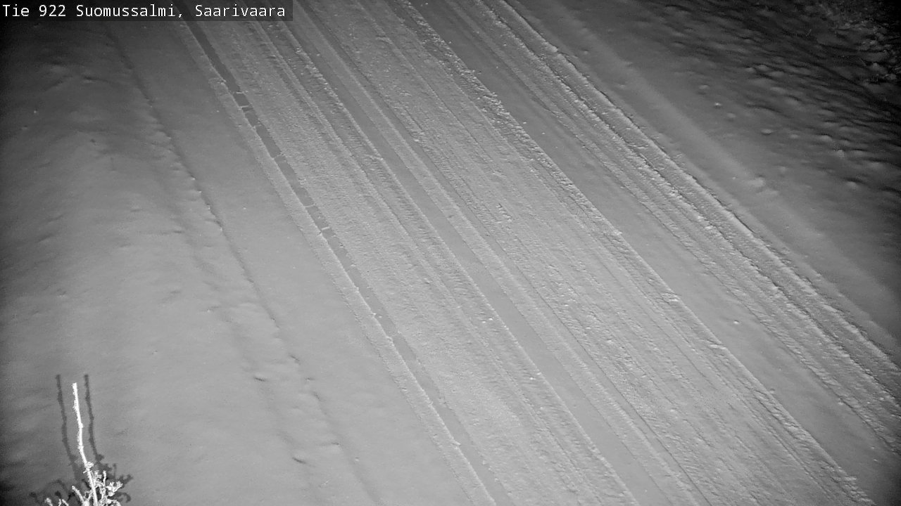 Weather Camera Image Väg 843 Suomussalmi, Saarivaara, Suomussalmi, Kainuu