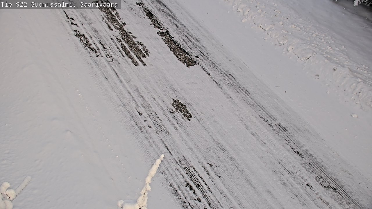 Weather Camera Image Road 950 843 Suomussalmi, Saarivaara, Suomussalmi, Kainuu