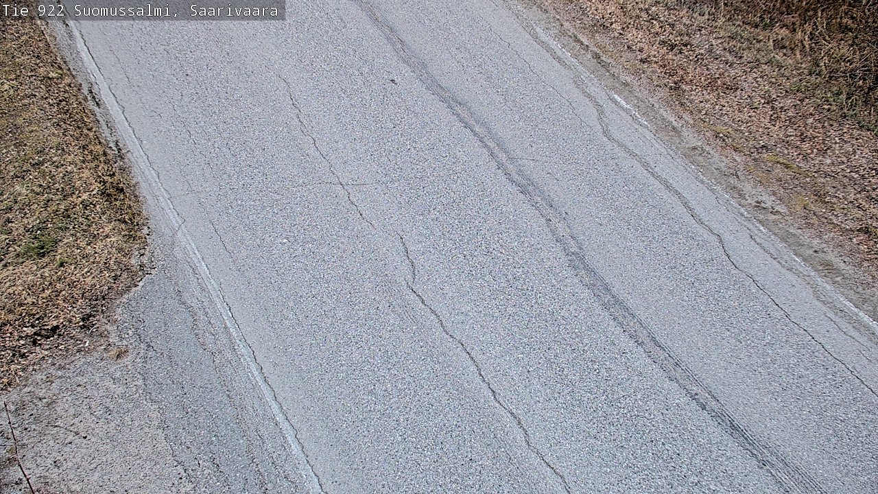 Weather Camera Image Väg 843 Suomussalmi, Saarivaara, Suomussalmi, Kainuu