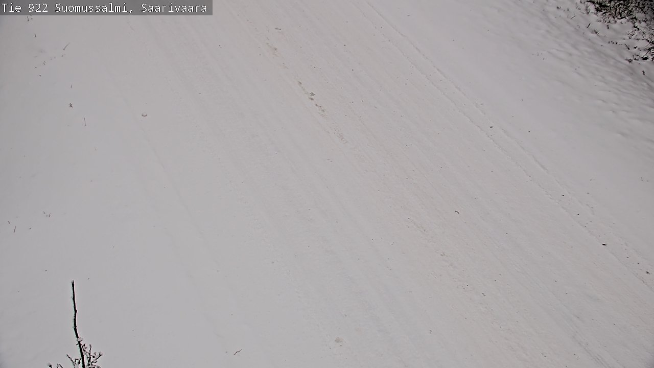 Weather Camera Image Väg 843 Suomussalmi, Saarivaara, Suomussalmi, Kainuu