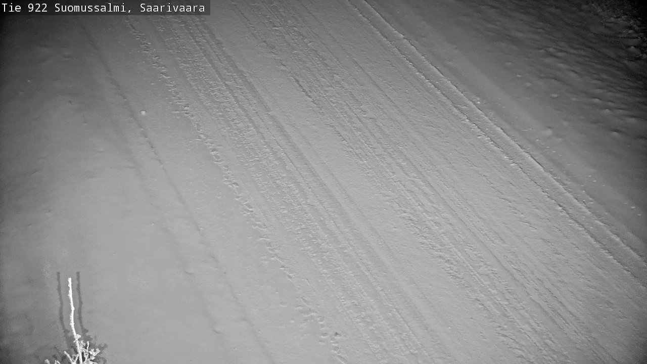 Weather Camera Image Väg 843 Suomussalmi, Saarivaara, Suomussalmi, Kainuu