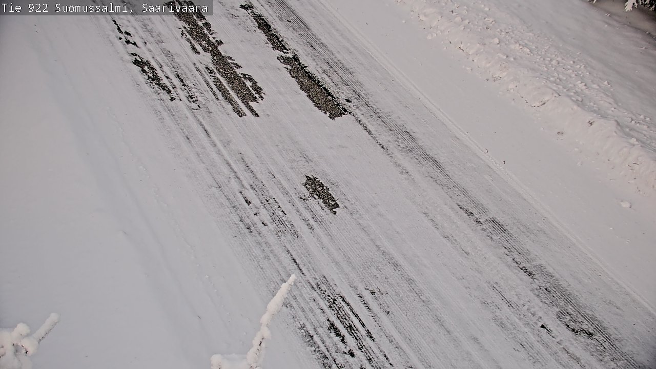 Weather Camera Image Road 950 843 Suomussalmi, Saarivaara, Suomussalmi, Kainuu