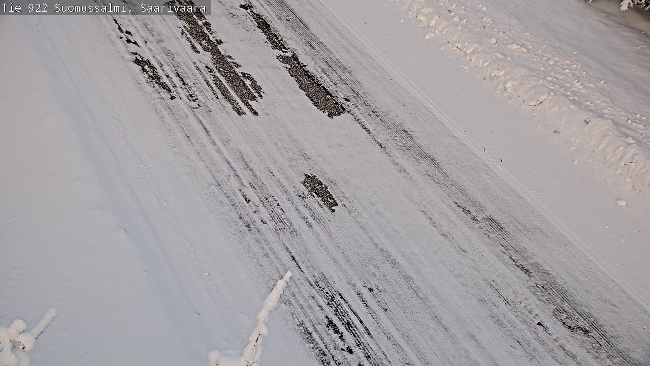 Weather Camera Image Road 950 843 Suomussalmi, Saarivaara, Suomussalmi, Kainuu