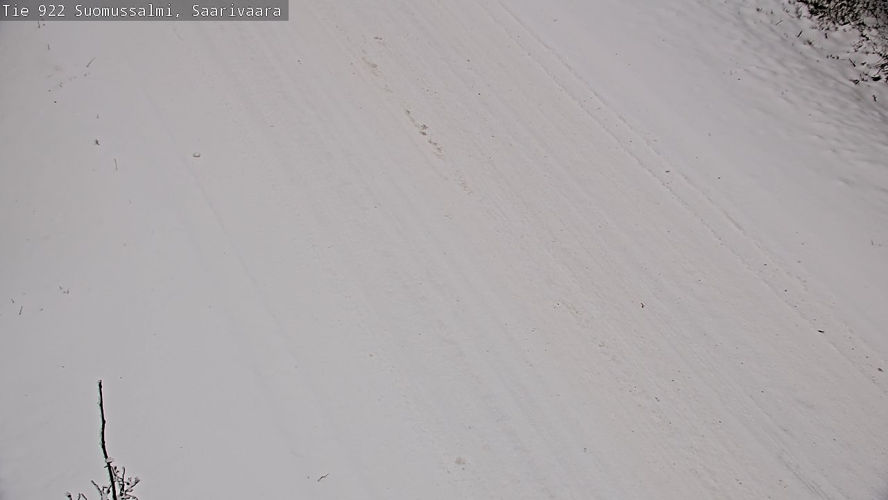 Weather Camera Image Väg 843 Suomussalmi, Saarivaara, Suomussalmi, Kainuu