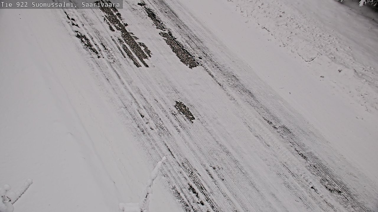Weather Camera Image Road 950 843 Suomussalmi, Saarivaara, Suomussalmi, Kainuu