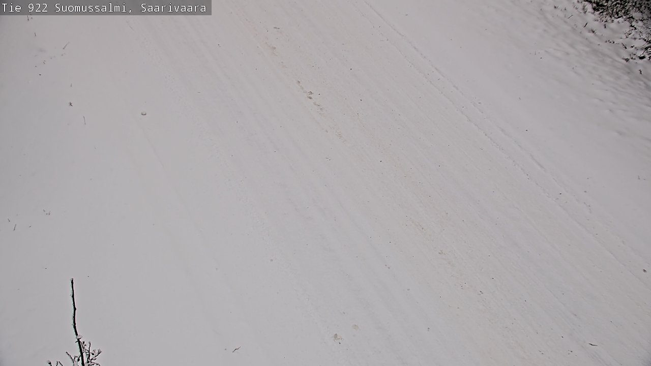 Weather Camera Image Väg 843 Suomussalmi, Saarivaara, Suomussalmi, Kainuu