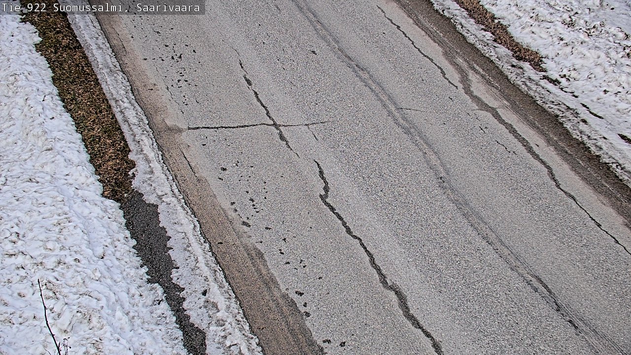 Weather Camera Image Road 950 843 Suomussalmi, Saarivaara, Suomussalmi, Kainuu