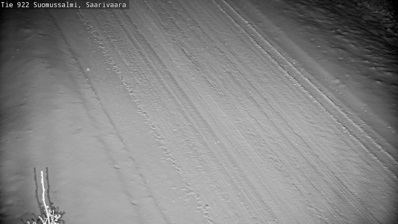 Weather Camera Image Väg 843 Suomussalmi, Saarivaara, Suomussalmi, Kainuu