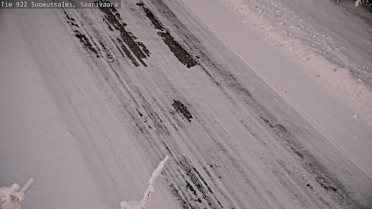 Weather Camera Image Road 950 843 Suomussalmi, Saarivaara, Suomussalmi, Kainuu