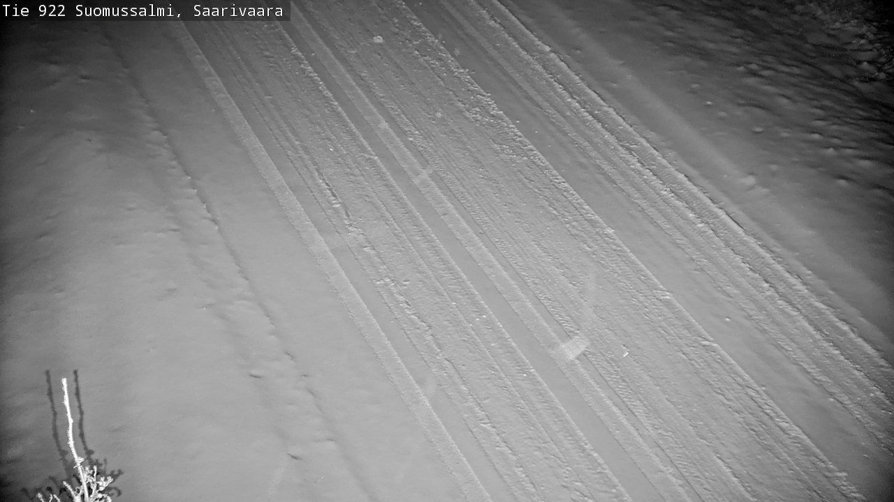 Weather Camera Image Väg 843 Suomussalmi, Saarivaara, Suomussalmi, Kainuu