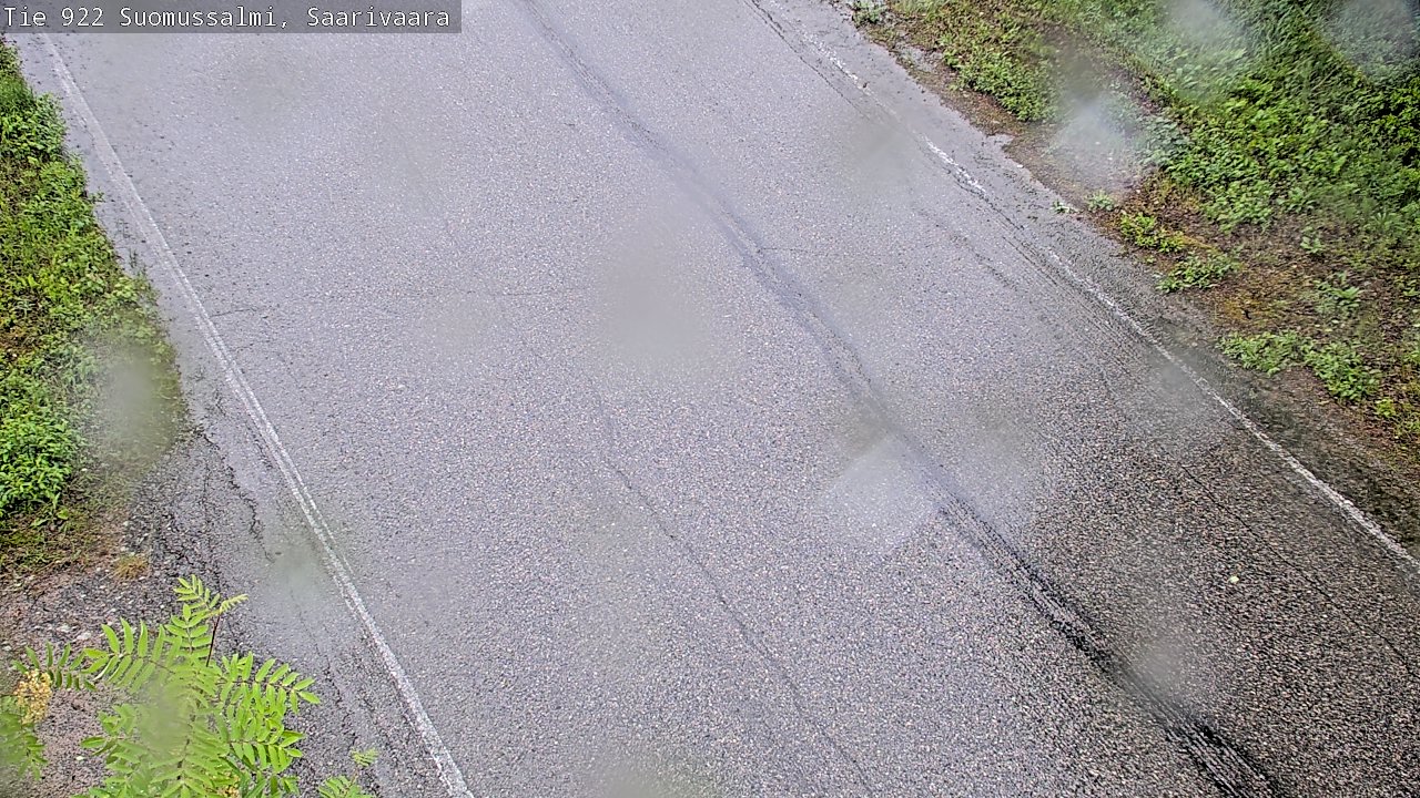Weather Camera Image Väg 843 Suomussalmi, Saarivaara, Suomussalmi, Kainuu