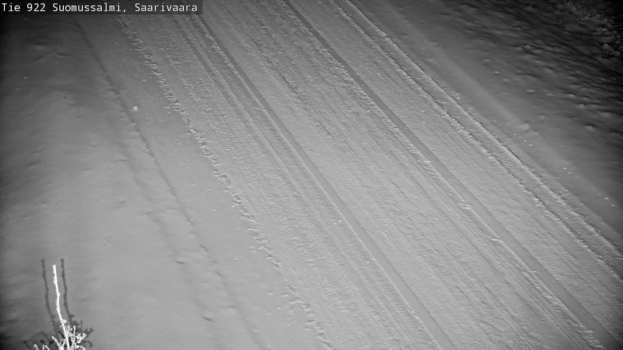 Weather Camera Image Väg 843 Suomussalmi, Saarivaara, Suomussalmi, Kainuu
