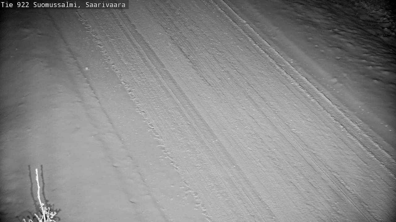 Weather Camera Image Väg 843 Suomussalmi, Saarivaara, Suomussalmi, Kainuu