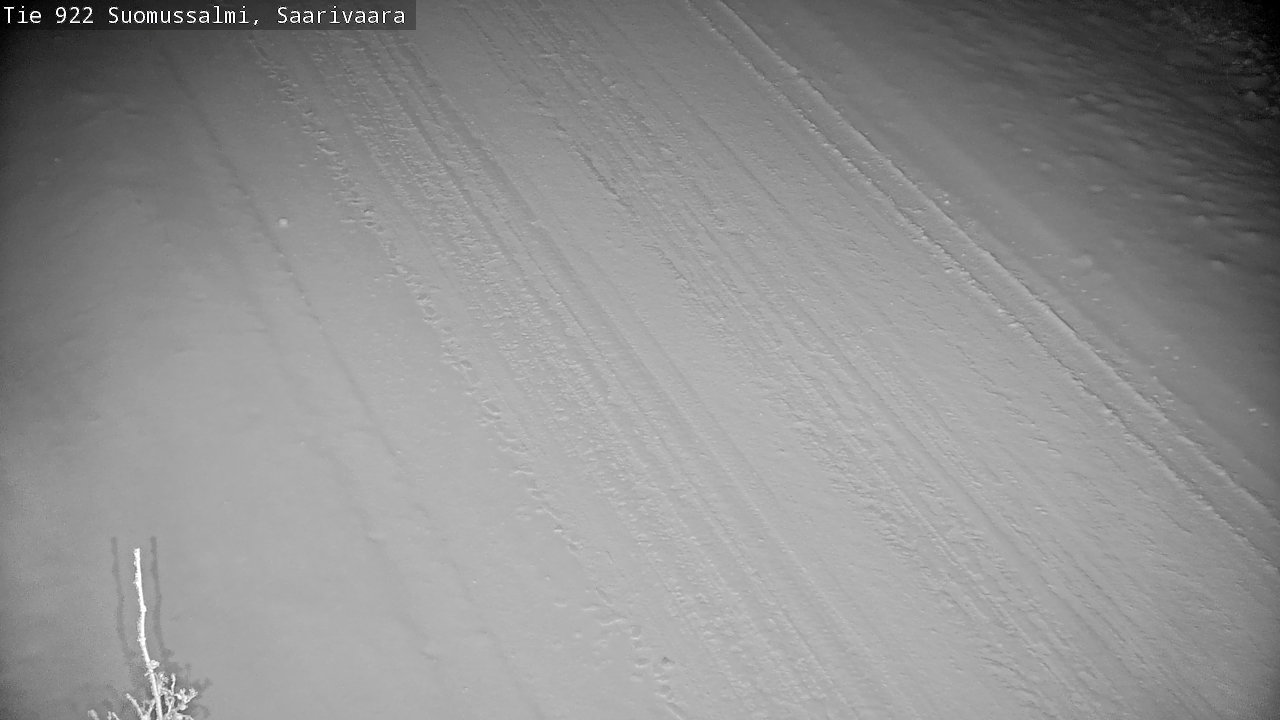 Weather Camera Image Väg 843 Suomussalmi, Saarivaara, Suomussalmi, Kainuu