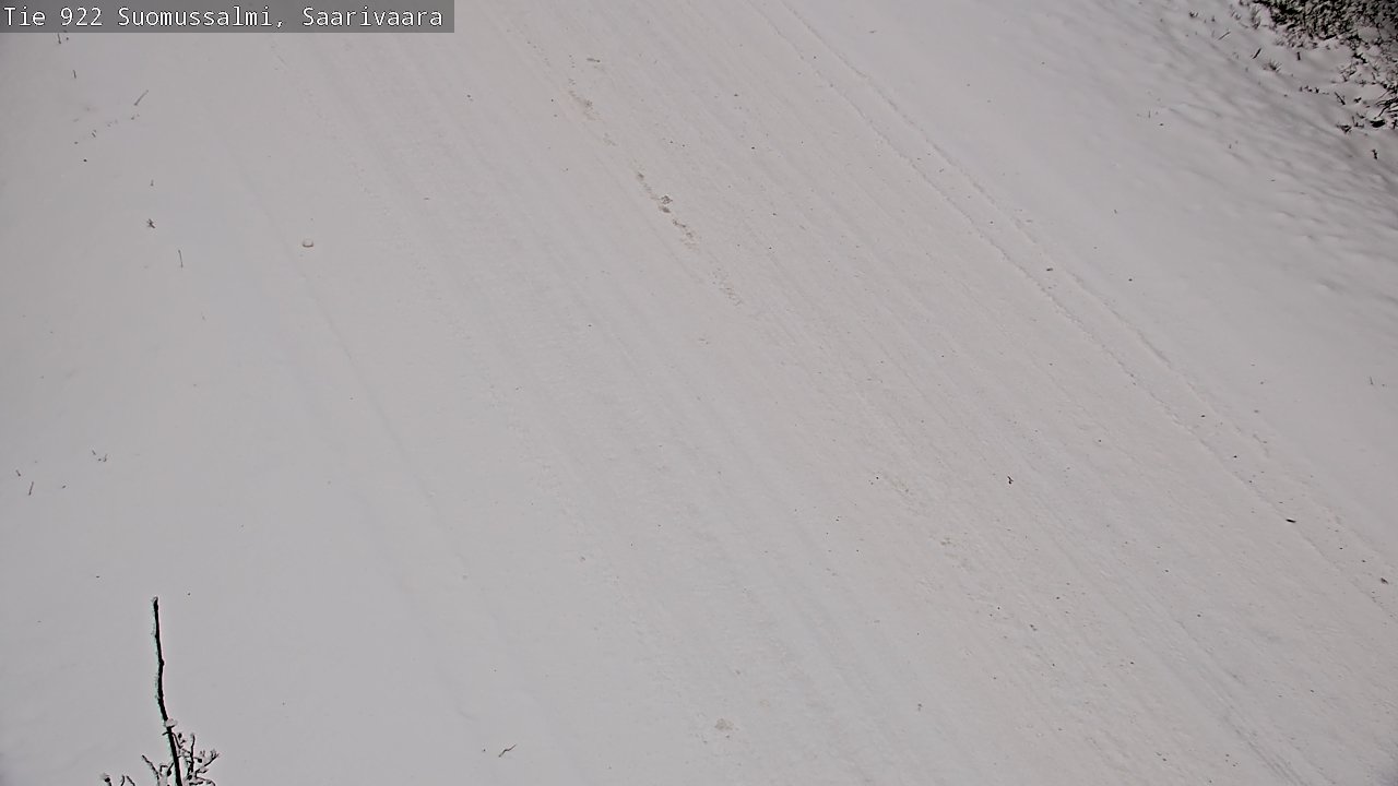 Weather Camera Image Väg 843 Suomussalmi, Saarivaara, Suomussalmi, Kainuu