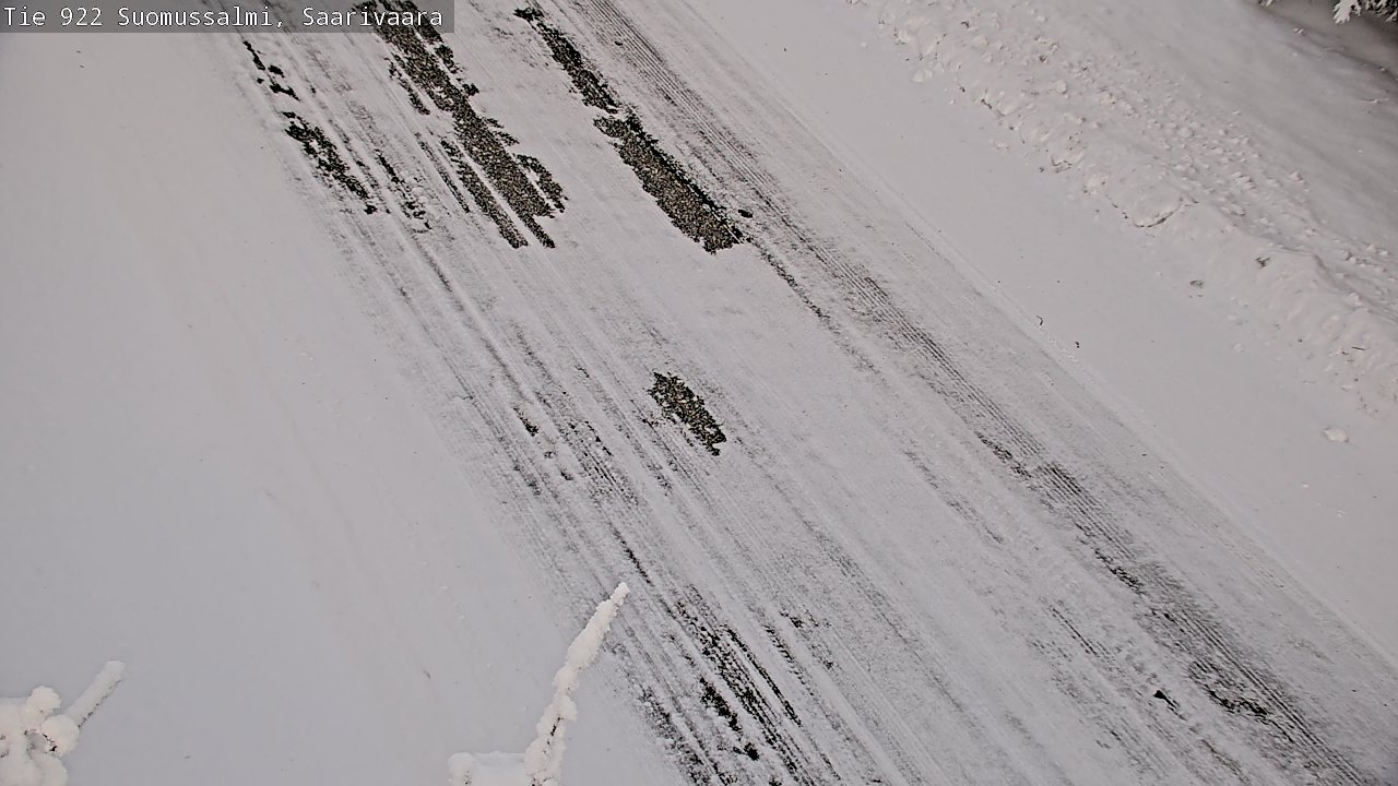 Weather Camera Image Road 950 843 Suomussalmi, Saarivaara, Suomussalmi, Kainuu