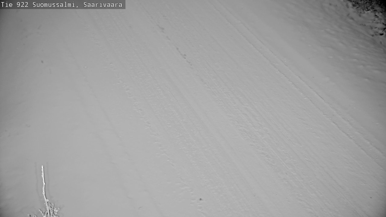 Weather Camera Image Väg 843 Suomussalmi, Saarivaara, Suomussalmi, Kainuu