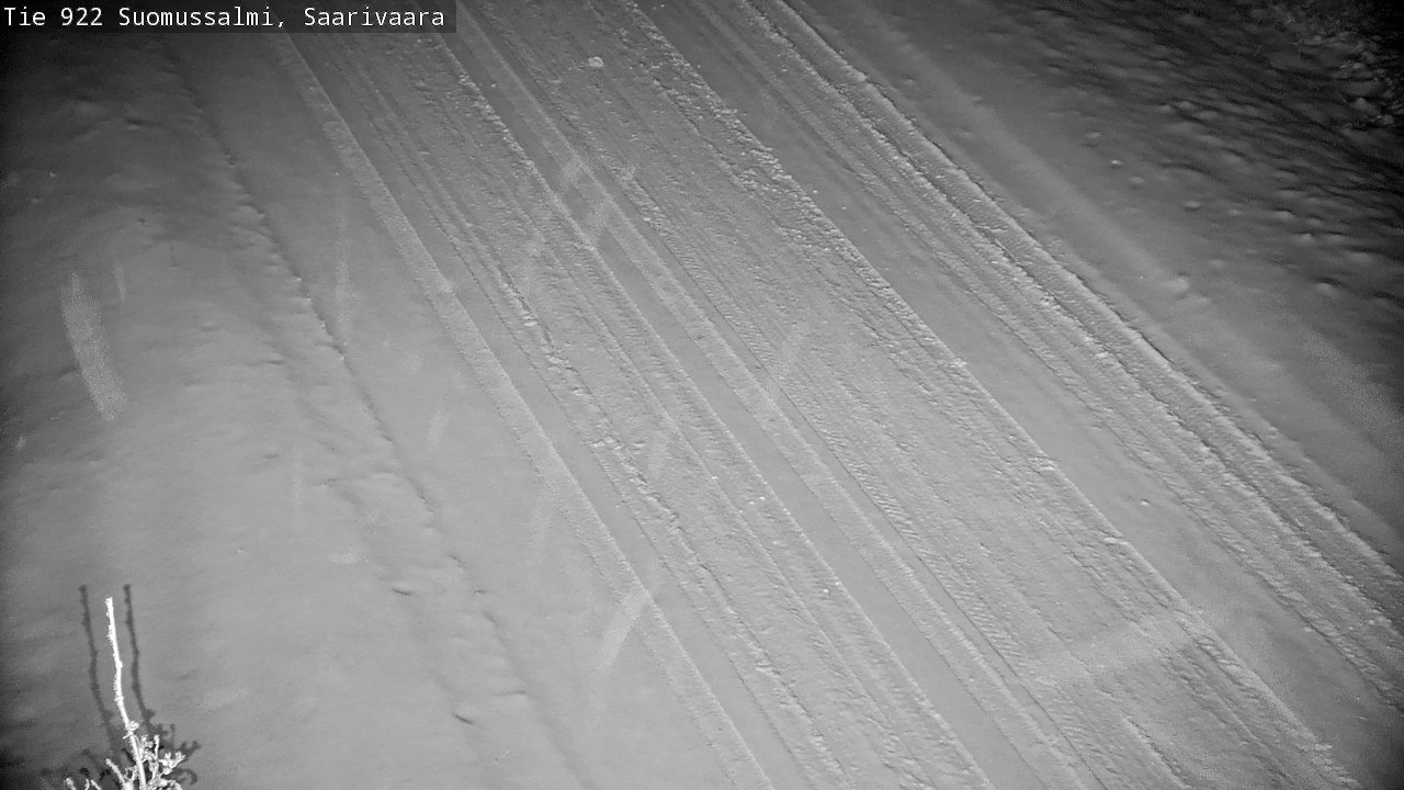 Weather Camera Image Väg 843 Suomussalmi, Saarivaara, Suomussalmi, Kainuu