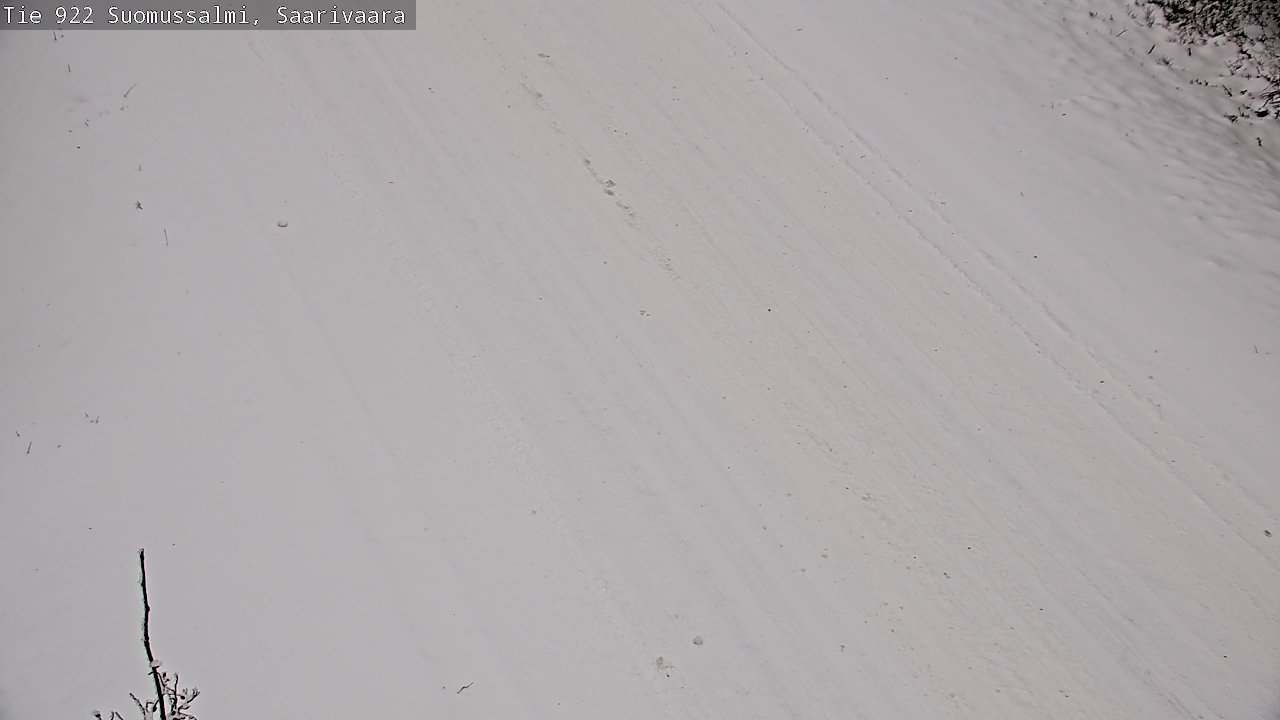 Weather Camera Image Väg 843 Suomussalmi, Saarivaara, Suomussalmi, Kainuu