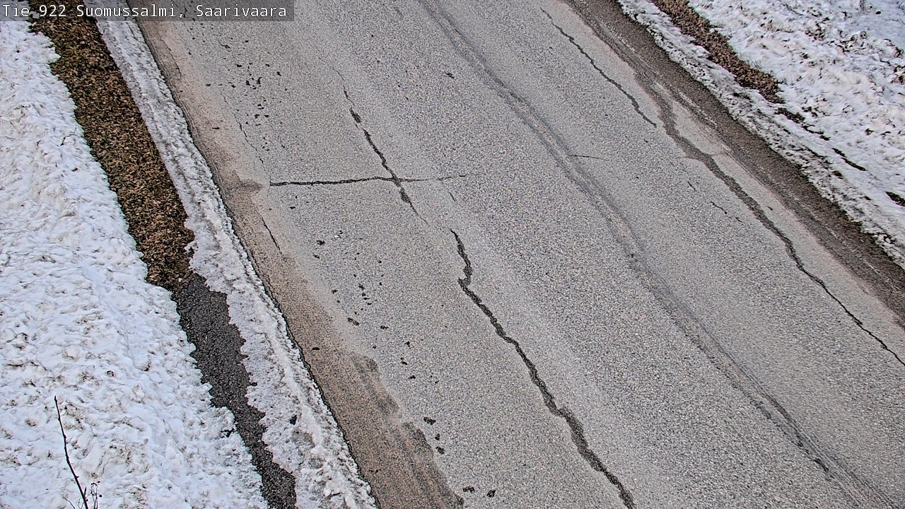 Weather Camera Image Road 950 843 Suomussalmi, Saarivaara, Suomussalmi, Kainuu