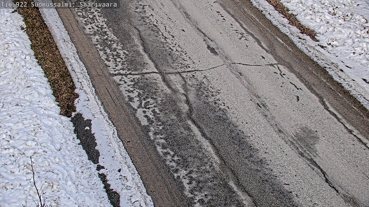 Weather Camera Image Väg 843 Suomussalmi, Saarivaara, Suomussalmi, Kainuu