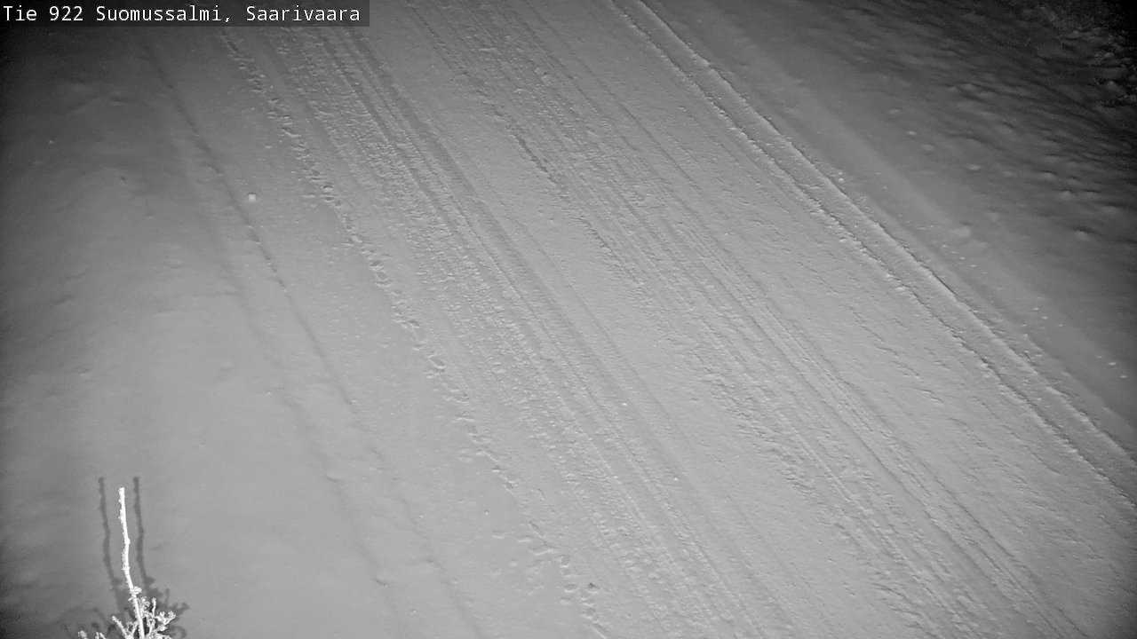 Weather Camera Image Väg 843 Suomussalmi, Saarivaara, Suomussalmi, Kainuu