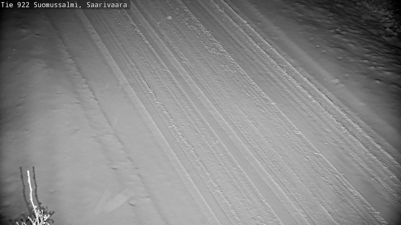 Weather Camera Image Väg 843 Suomussalmi, Saarivaara, Suomussalmi, Kainuu