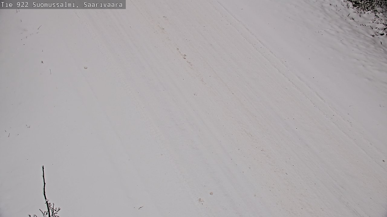 Weather Camera Image Väg 843 Suomussalmi, Saarivaara, Suomussalmi, Kainuu