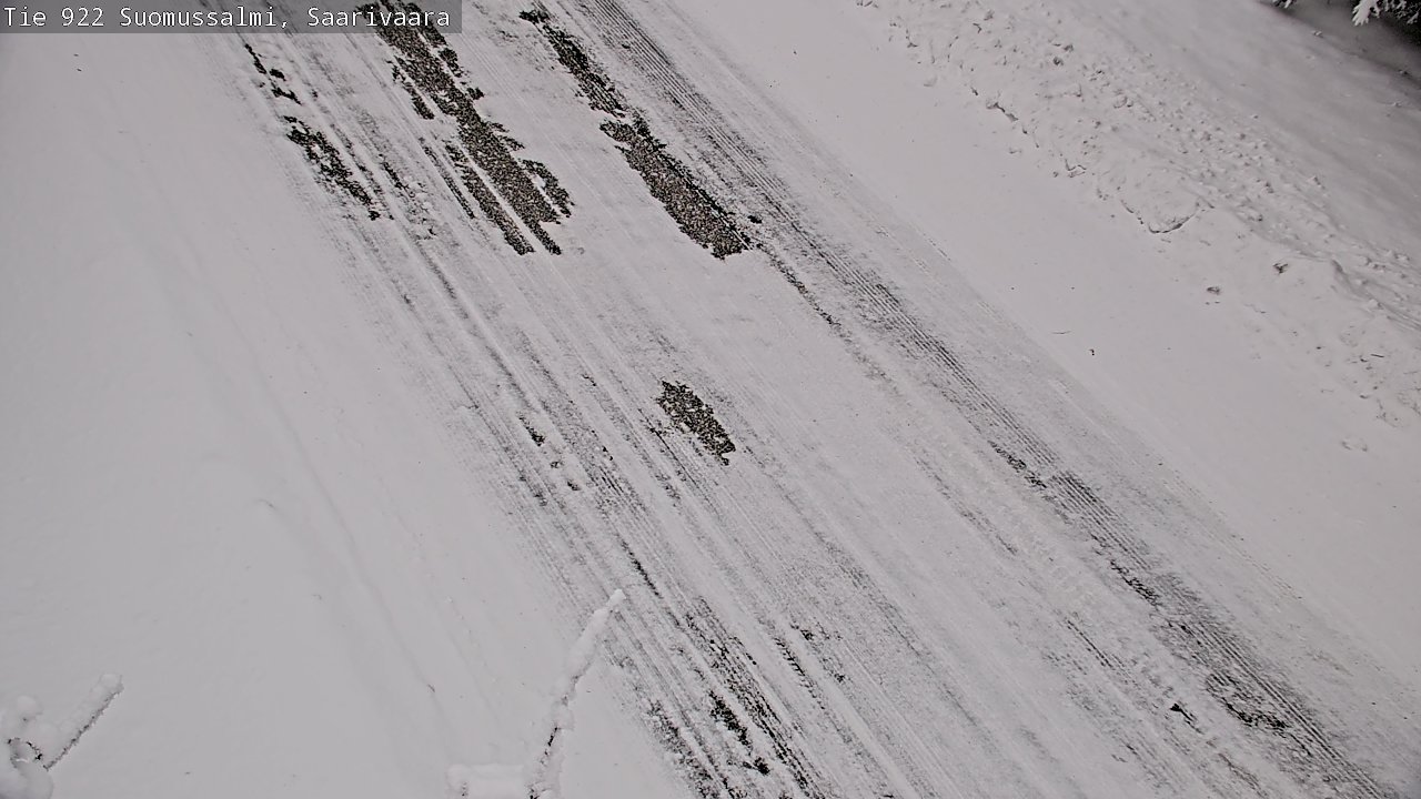 Weather Camera Image Road 950 843 Suomussalmi, Saarivaara, Suomussalmi, Kainuu